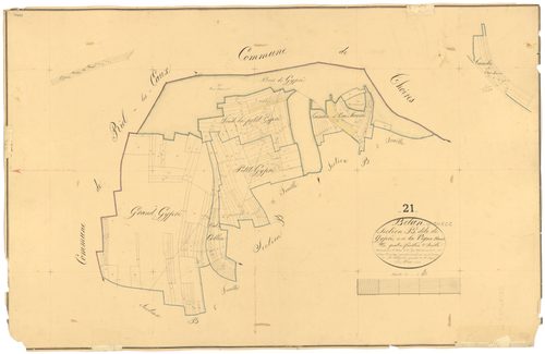 Belan-sur-Ource - Section B2 - 3 P PLAN 61/10