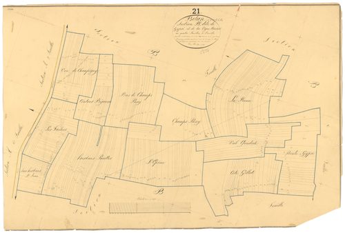 Belan-sur-Ource - Section B3 - 3 P PLAN 61/11