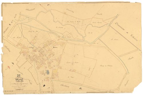 Belan-sur-Ource - Section C1 - 3 P PLAN 61/13