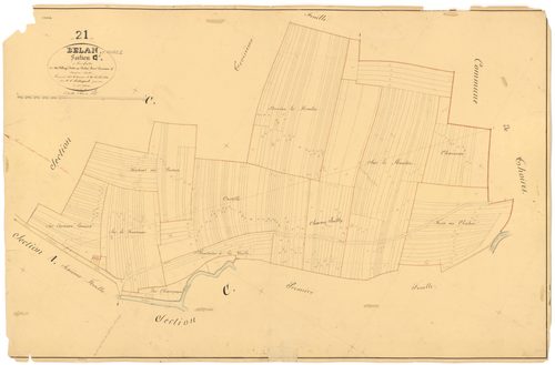 Belan-sur-Ource - Section C2 - 3 P PLAN 61/14