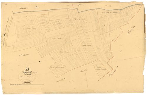 Belan-sur-Ource - Section C3 - 3 P PLAN 61/15