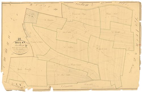 Belan-sur-Ource - Section D3 - 3 P PLAN 61/18