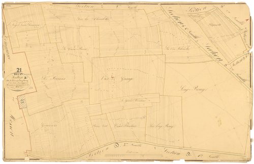 Belan-sur-Ource - Section E3 - 3 P PLAN 61/21