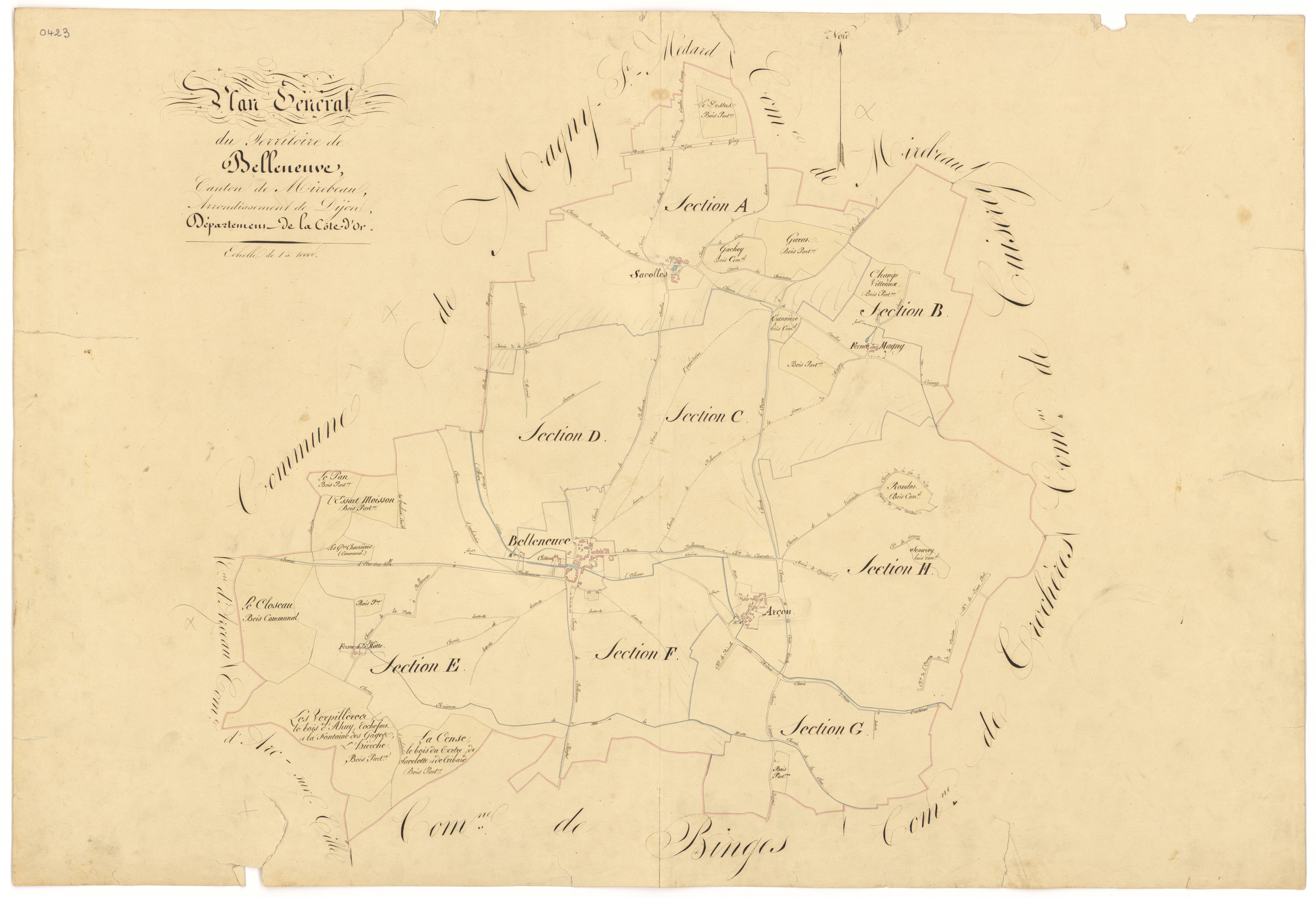 Belleneuve - Plan gÃ©nÃ©ral - 3 P PLAN 63/1