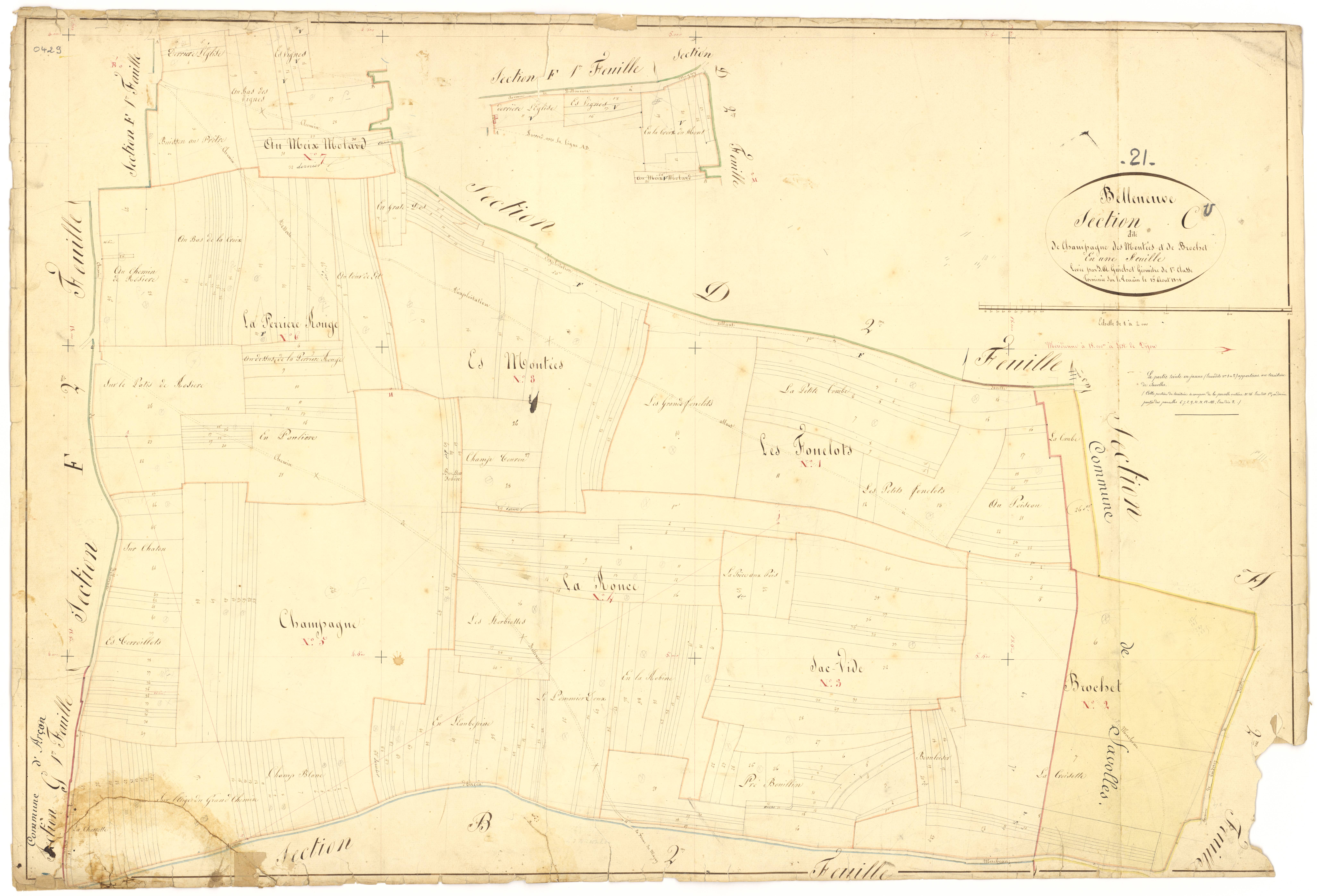 Belleneuve - Section C1 - 3 P PLAN 63/7