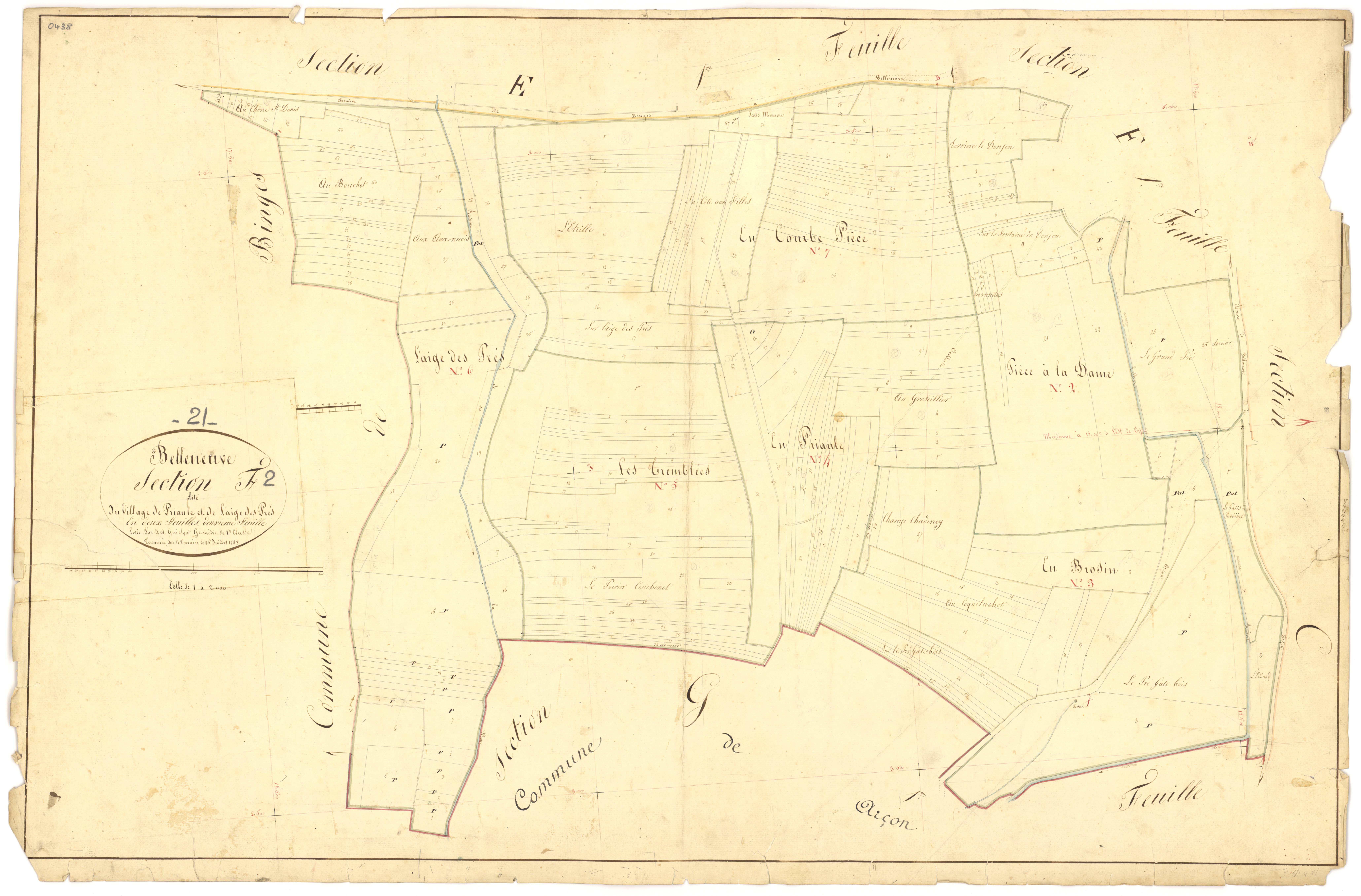 Belleneuve - Section F2 - 3 P PLAN 63/16