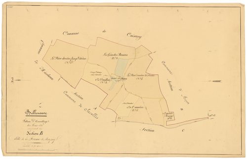 Belleneuve - Section B (tableau d'assemblage) - 3 P PLAN 63/3