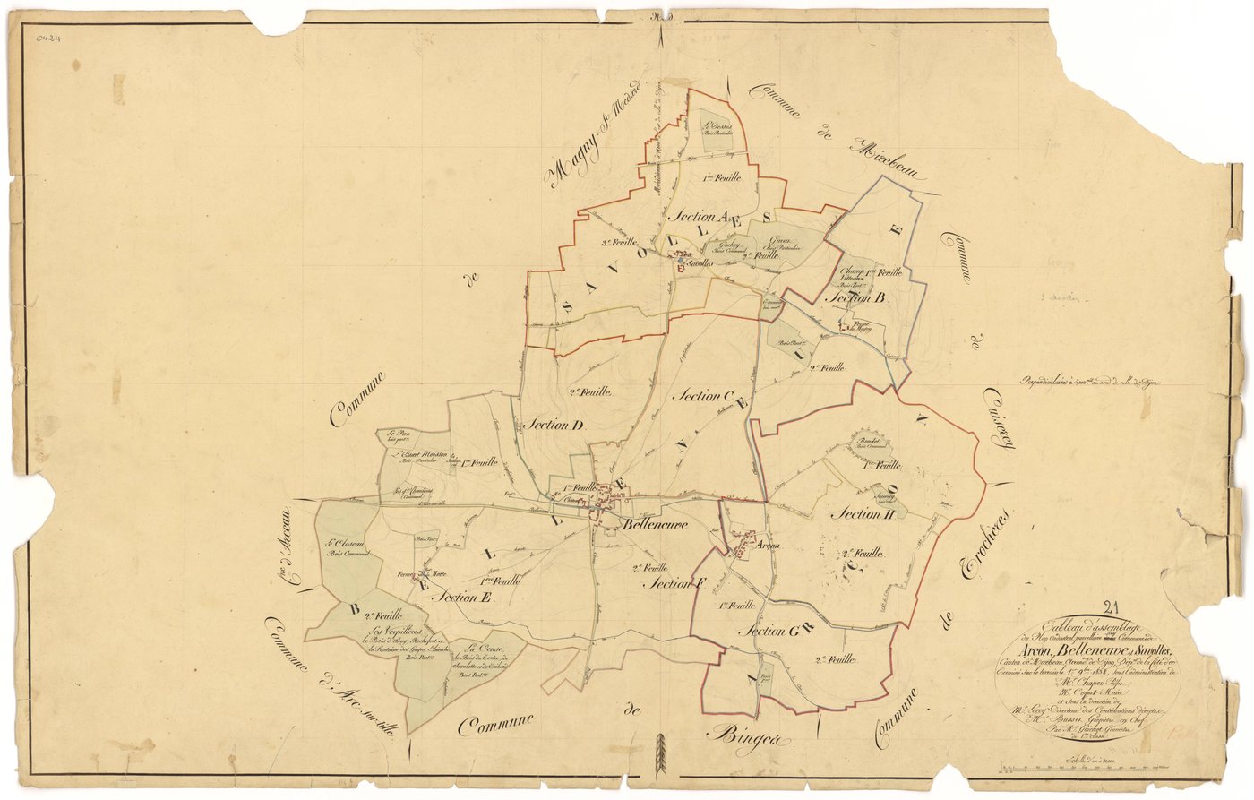 Belleneuve - Tableau d'assemblage - 3 P PLAN 63/2