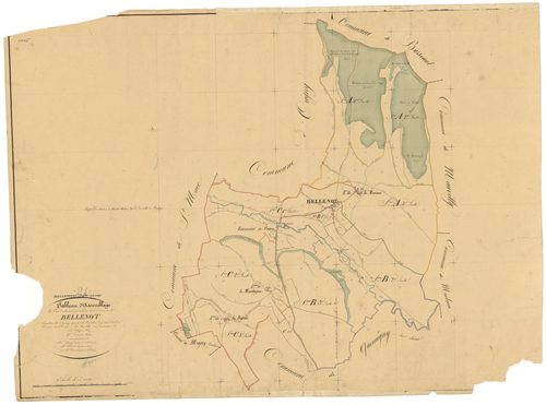 Bellenod-sur-Seine - Tableau d'assemblage - 3 P PLAN 65/1
