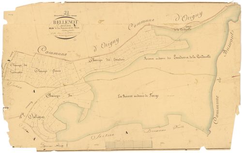 Bellenod-sur-Seine - Section A1 - 3 P PLAN 65/2