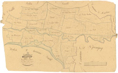 Bellenod-sur-Seine - Section B2 - 3 P PLAN 65/6