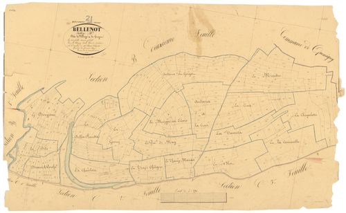 Bellenod-sur-Seine - Section B3 - 3 P PLAN 65/7