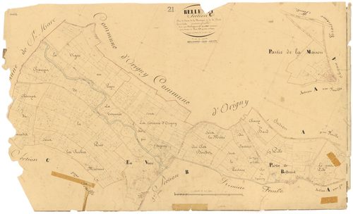 Bellenod-sur-Seine - Section C1 - 3 P PLAN 65/8