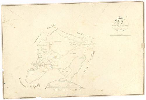 Bellenot-sous-Pouilly - Section A1 - 3 P PLAN 64/2