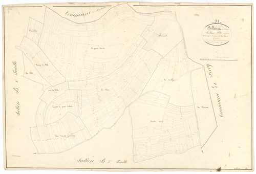 Bellenot-sous-Pouilly - Section B1 - 3 P PLAN 64/6