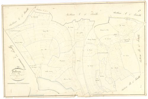 Bellenot-sous-Pouilly - Section B4 - 3 P PLAN 64/9