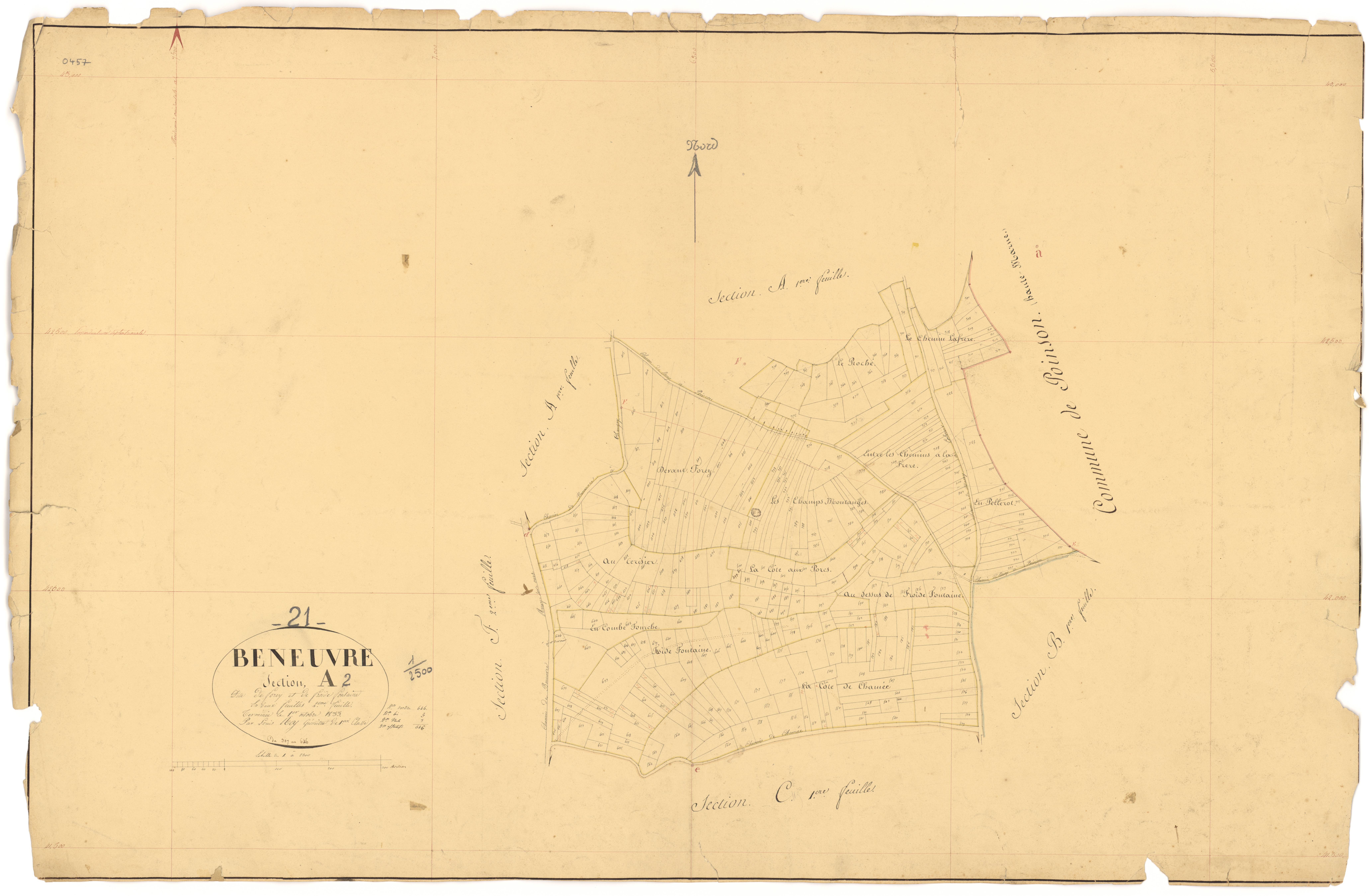 Beneuvre - Section A2 - 3 P PLAN 66/3