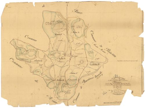 Beneuvre - Tableau d'assemblage - 3 P PLAN 66/1