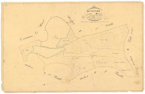 Beneuvre - Section D1 - 3 P PLAN 66/8