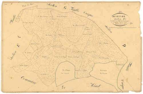 Beneuvre - Section E2 - 3 P PLAN 66/10