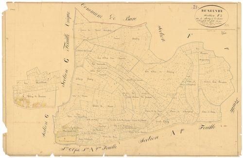 Beneuvre - Section F2 - 3 P PLAN 66/12