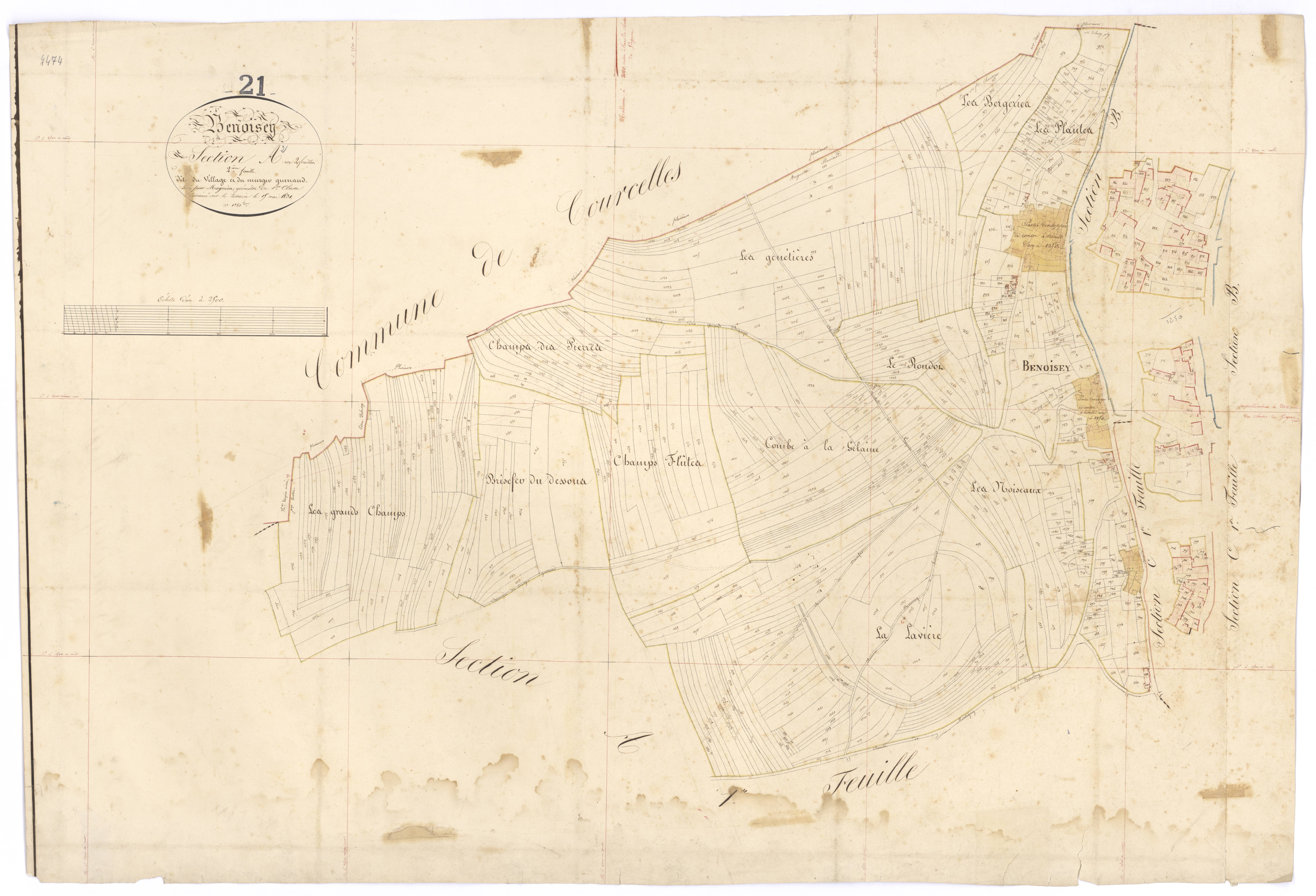 Benoisey - Section A2 - 3 P PLAN 67/3