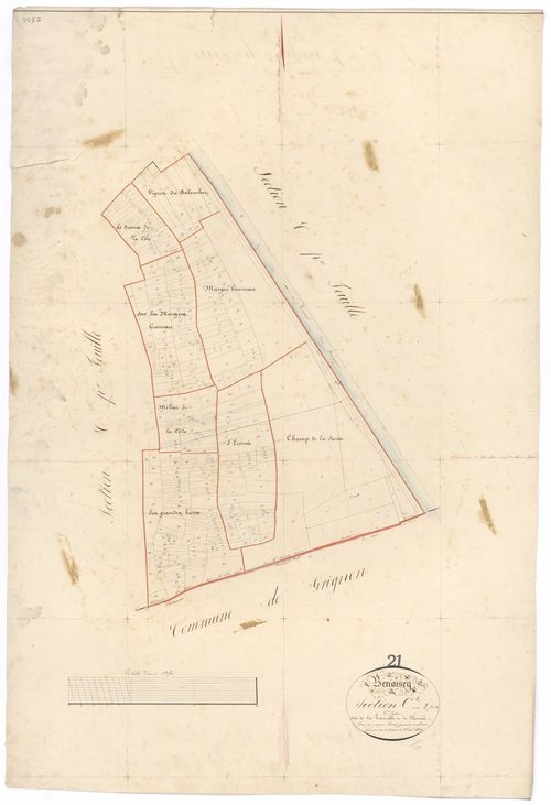 Benoisey - Section C2 - 3 P PLAN 67/6