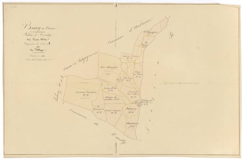 Bessey-en-Chaume - Section A (tableau d'assemblage) - 3 P PLAN 68/2