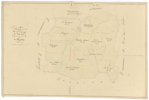Bessey-la-Cour - Section A (tableau d'assemblage) - 3 P PLAN 69/2