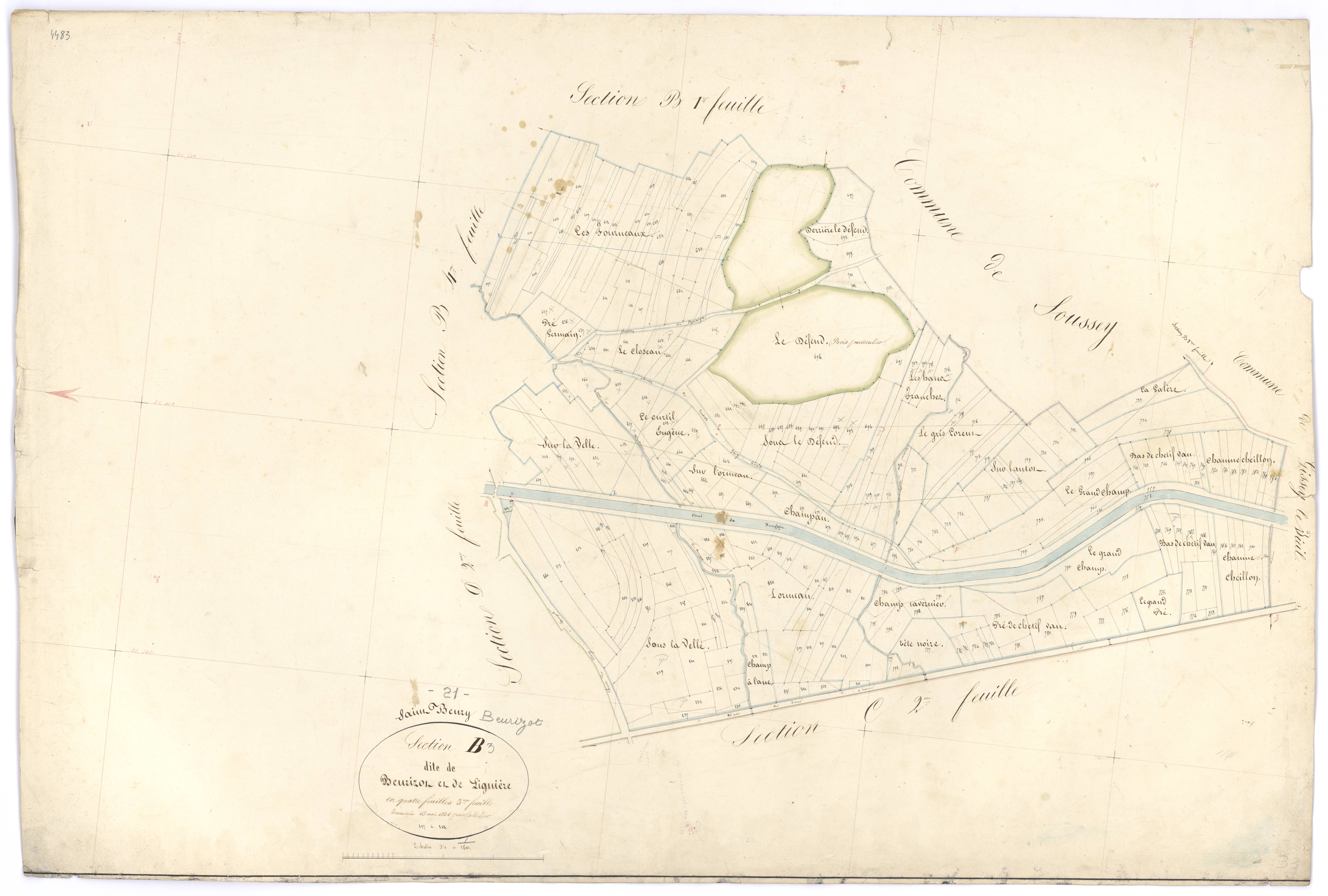 Beurizot - Section B3 - 3 P PLAN 72/6