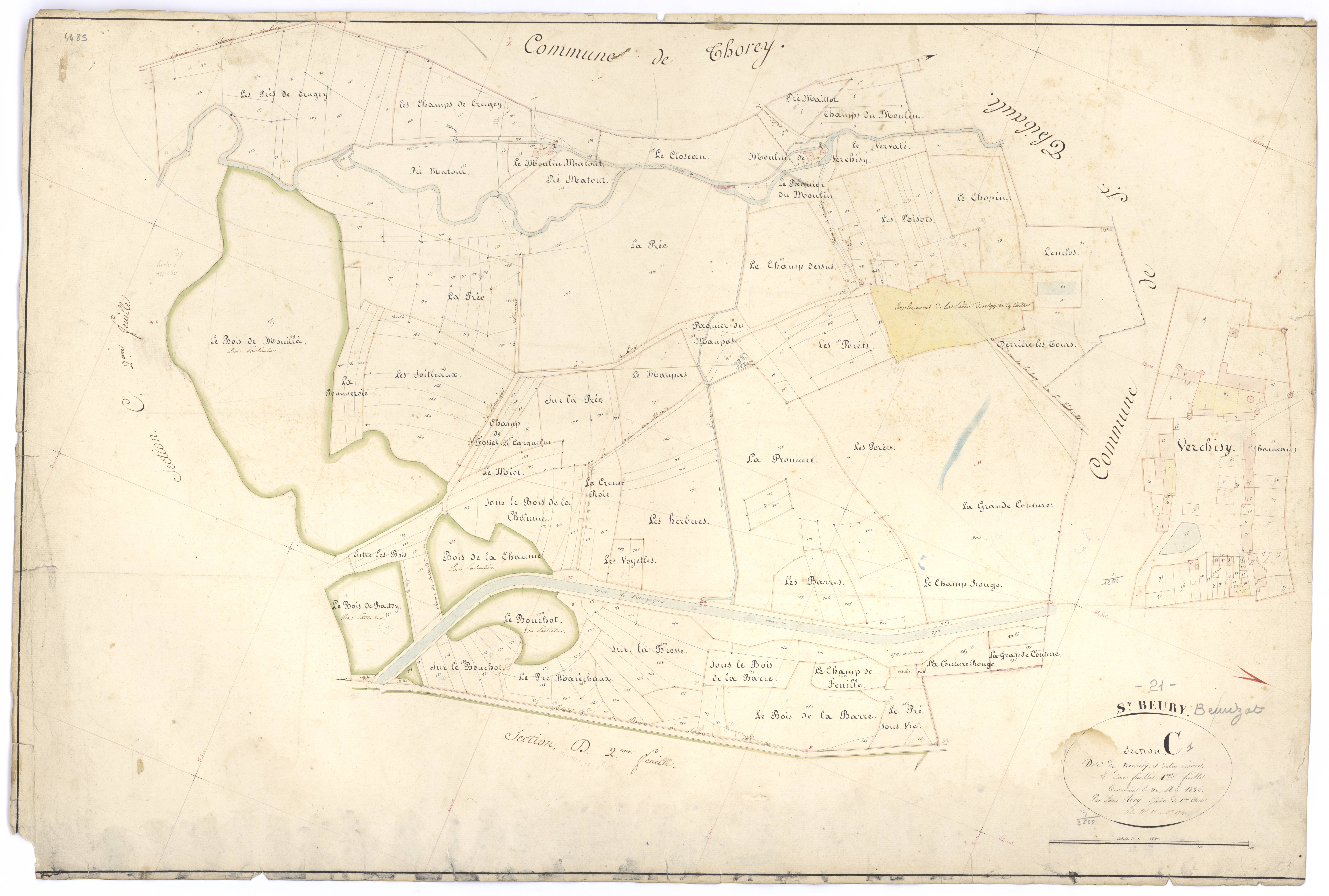 Beurizot - Section C1 - 3 P PLAN 72/8