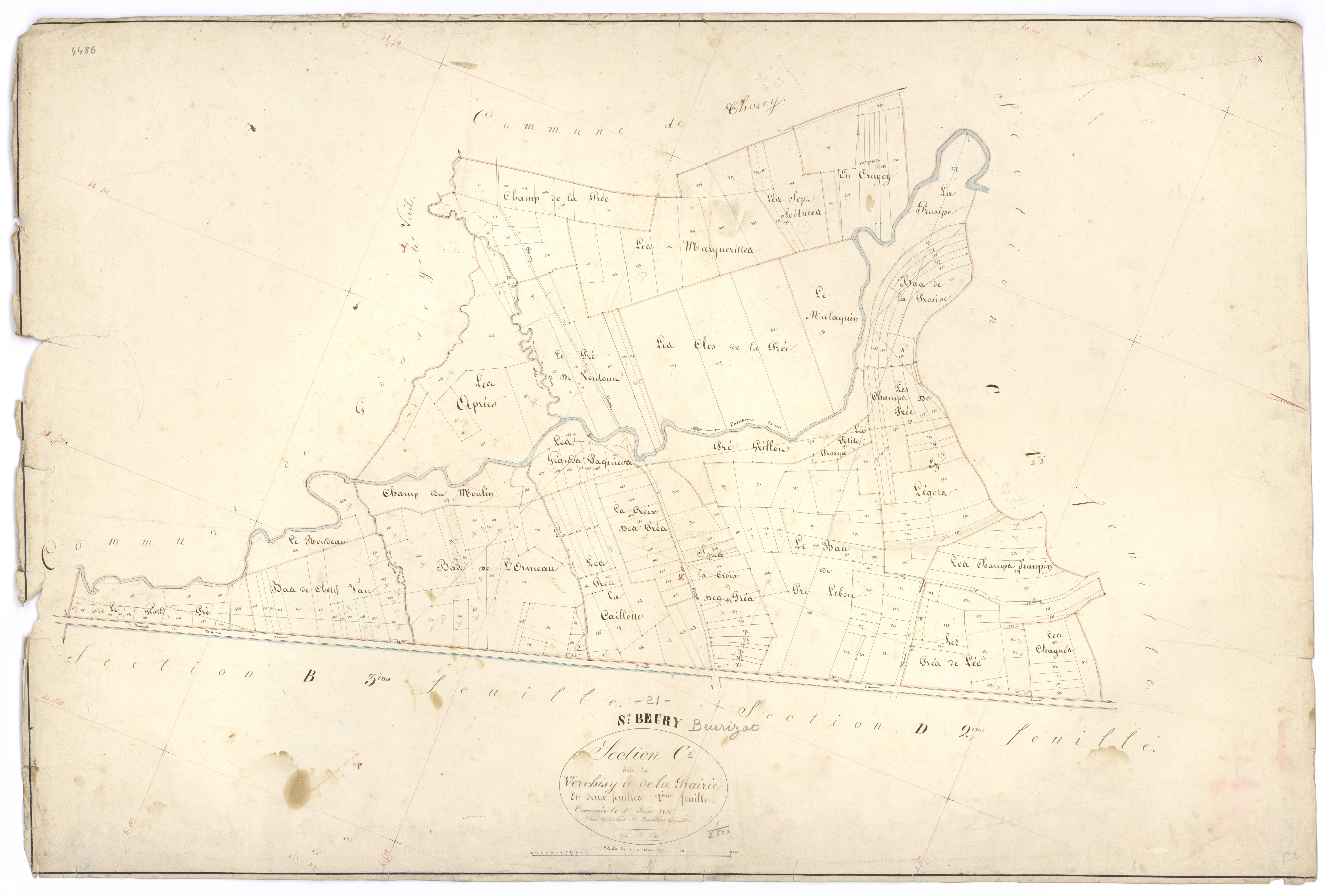 Beurizot - Section C2 - 3 P PLAN 72/9