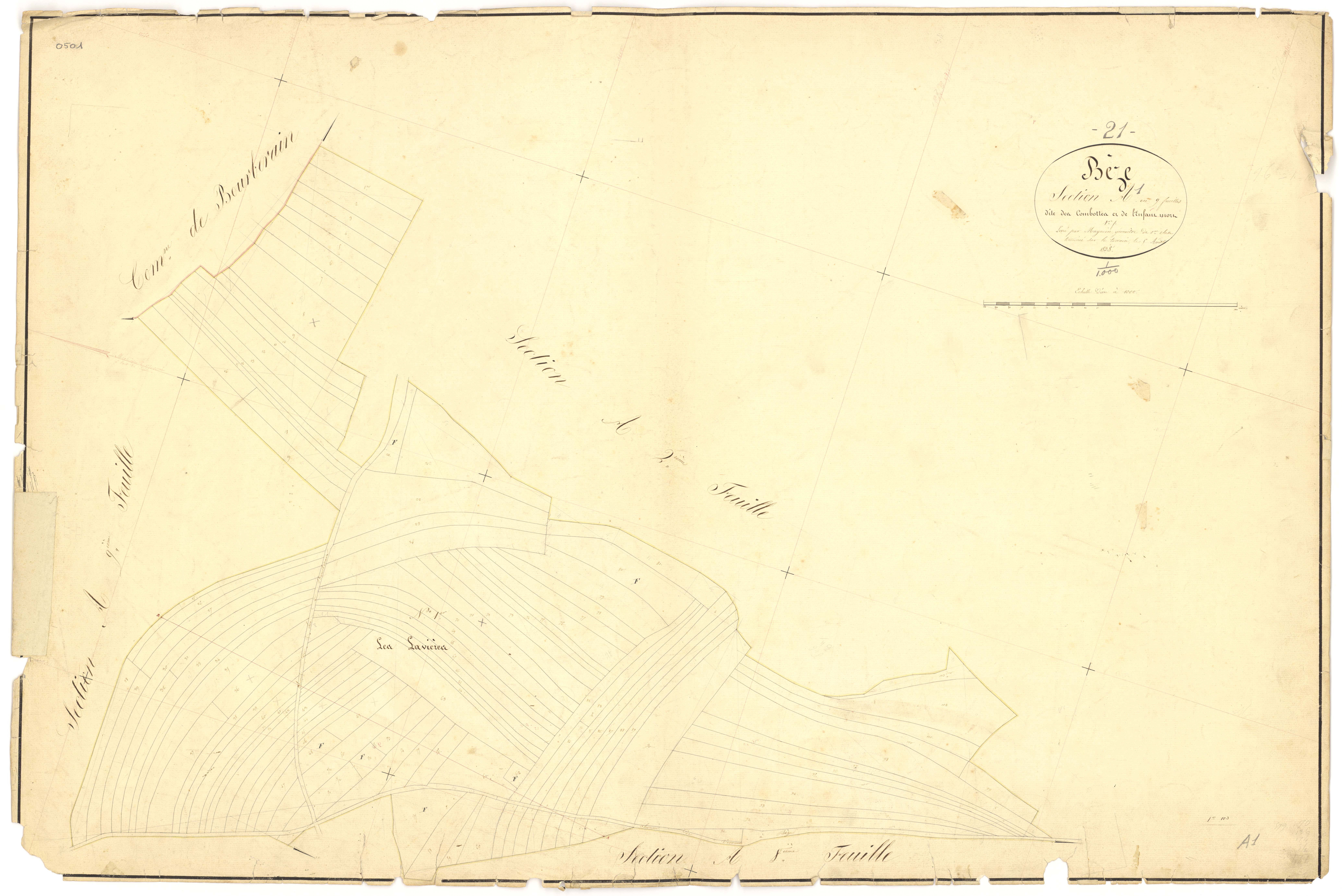 Bèze - Section A1 - 3 P PLAN 74/3