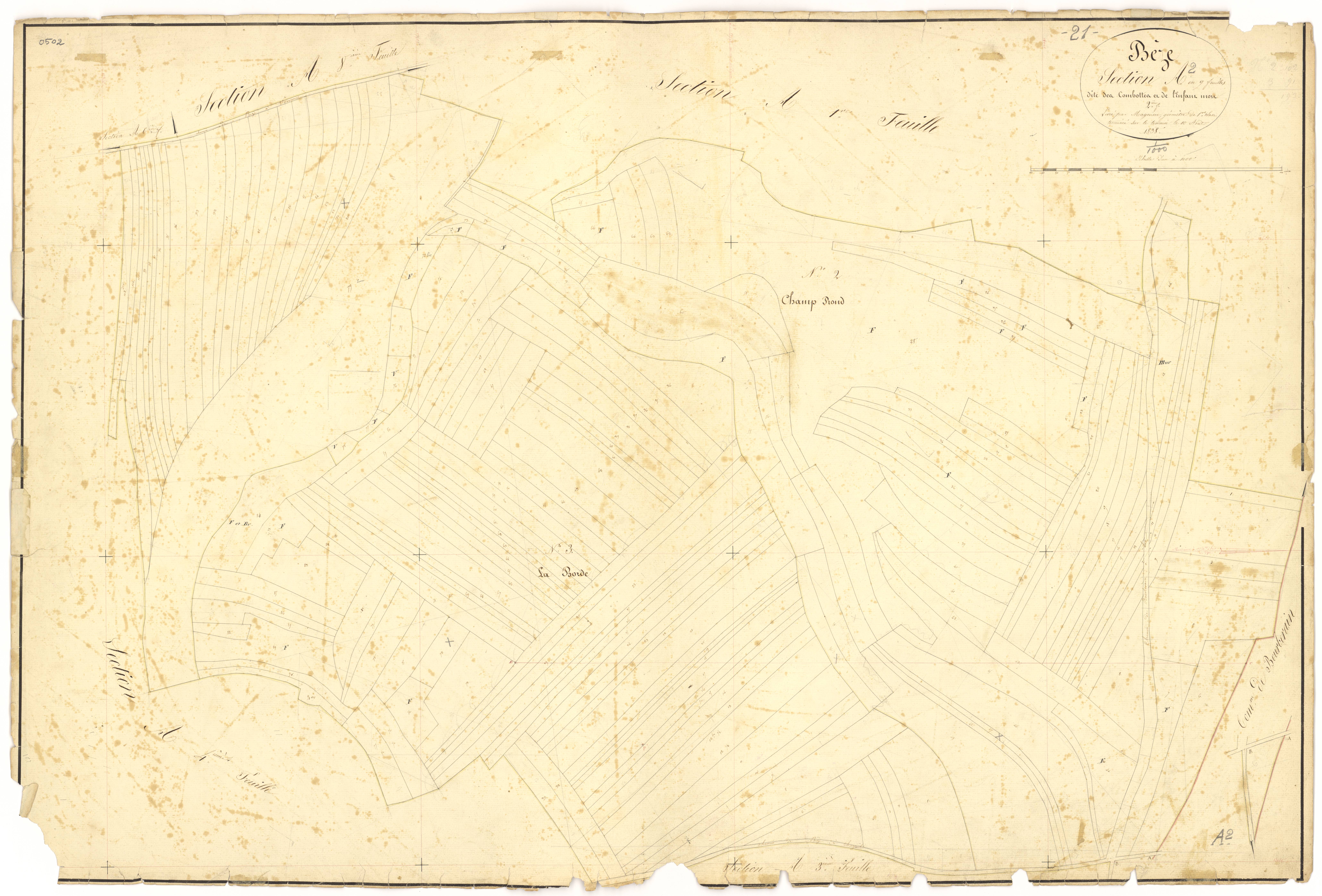 Bèze - Section A2 - 3 P PLAN 74/4