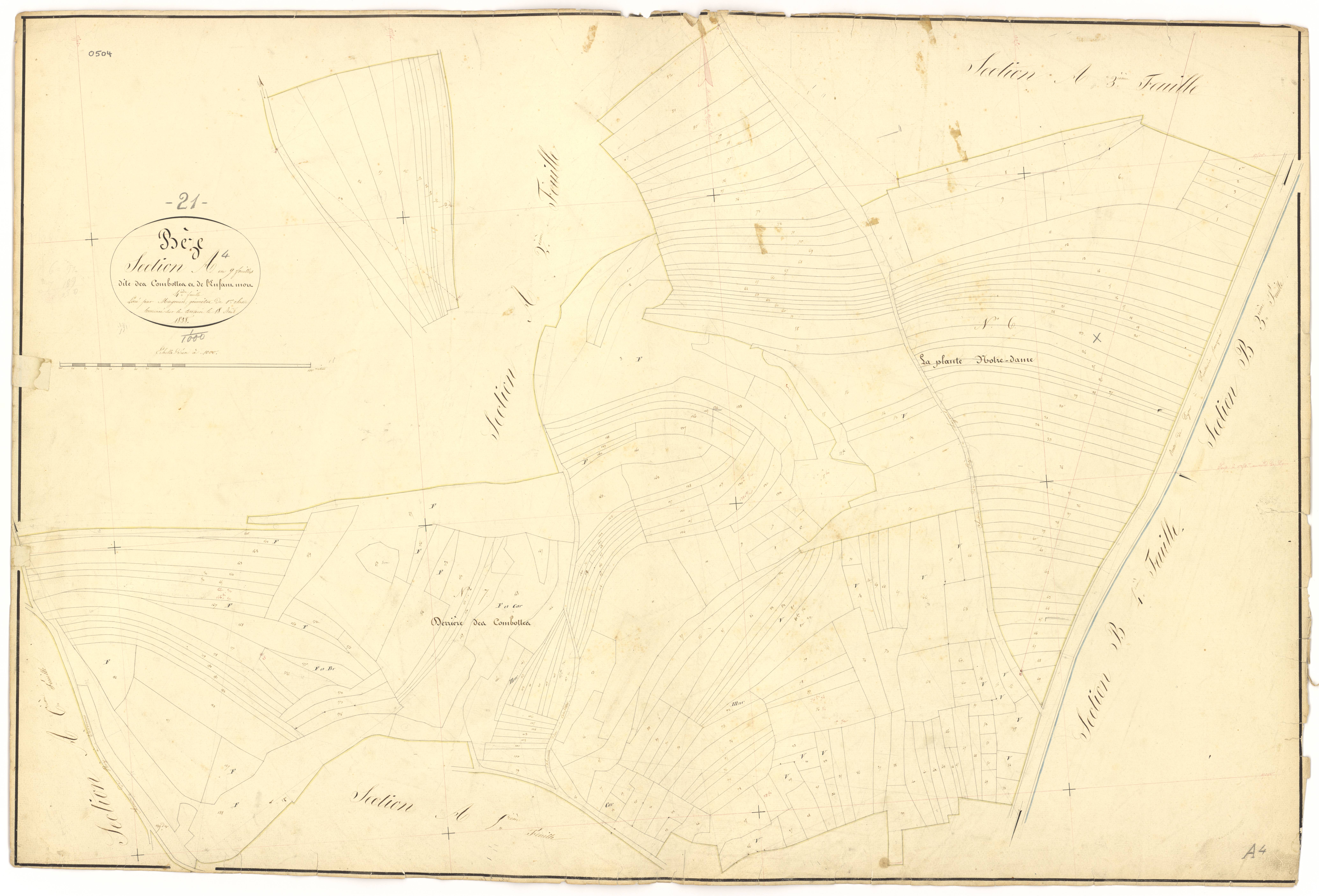 Bèze - Section A4 - 3 P PLAN 74/6