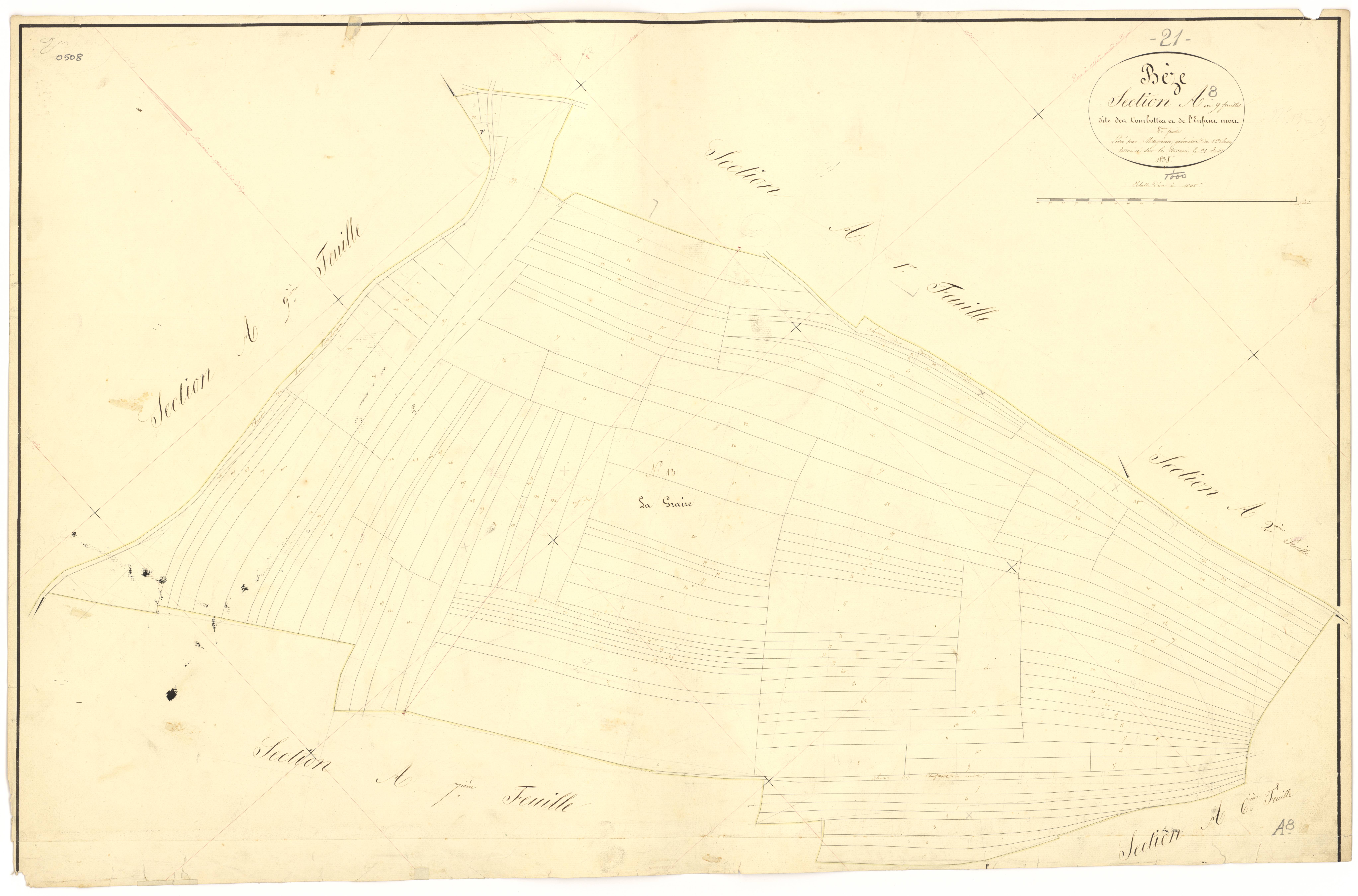 Bèze - Section A8 - 3 P PLAN 74/10