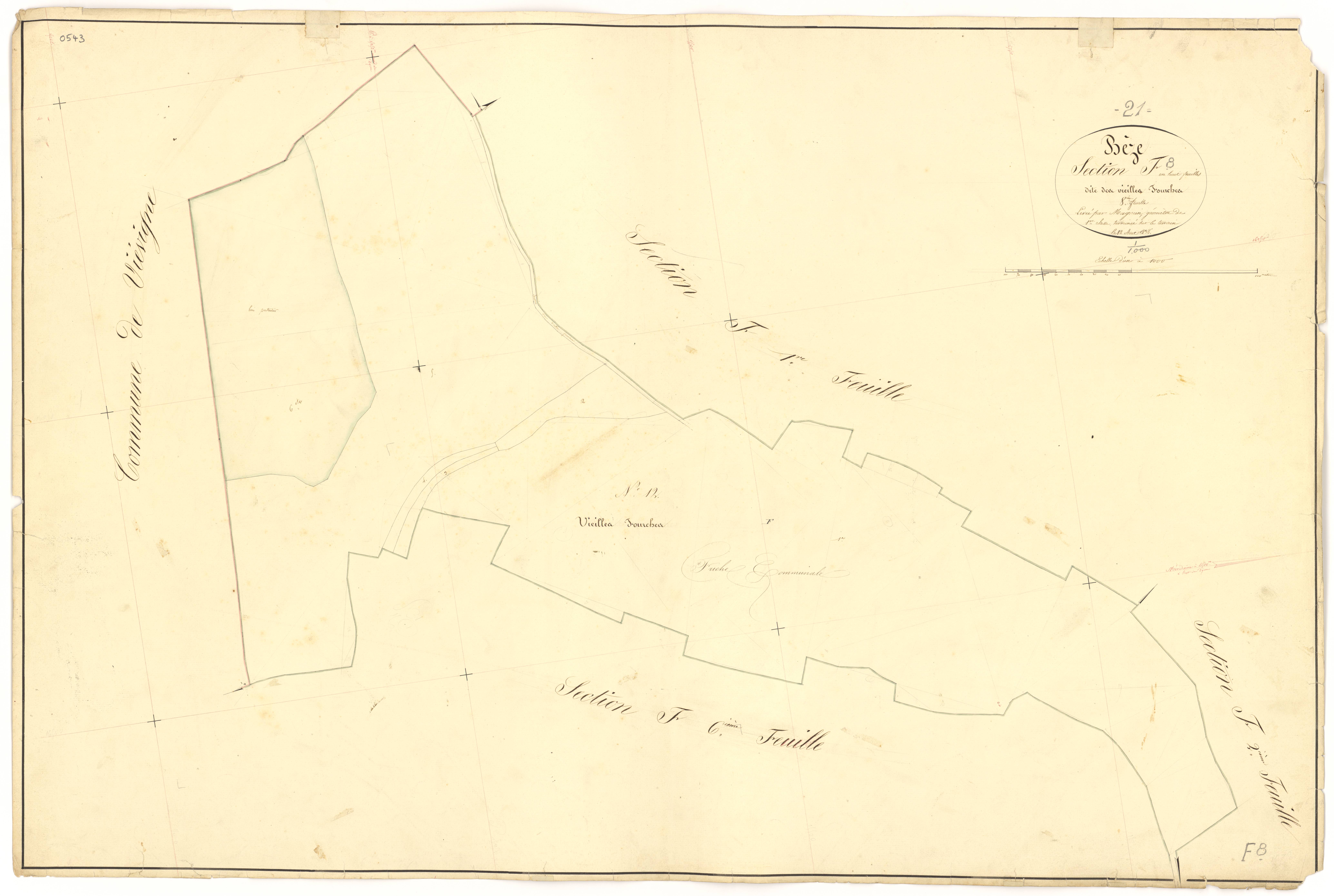Bèze - Section F8 - 3 P PLAN 74/45