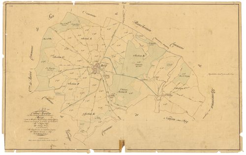 Bèze - Tableau d'assemblage - 3 P PLAN 74/1