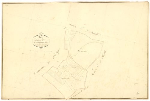 Bèze - Section E4 - 3 P PLAN 74/33