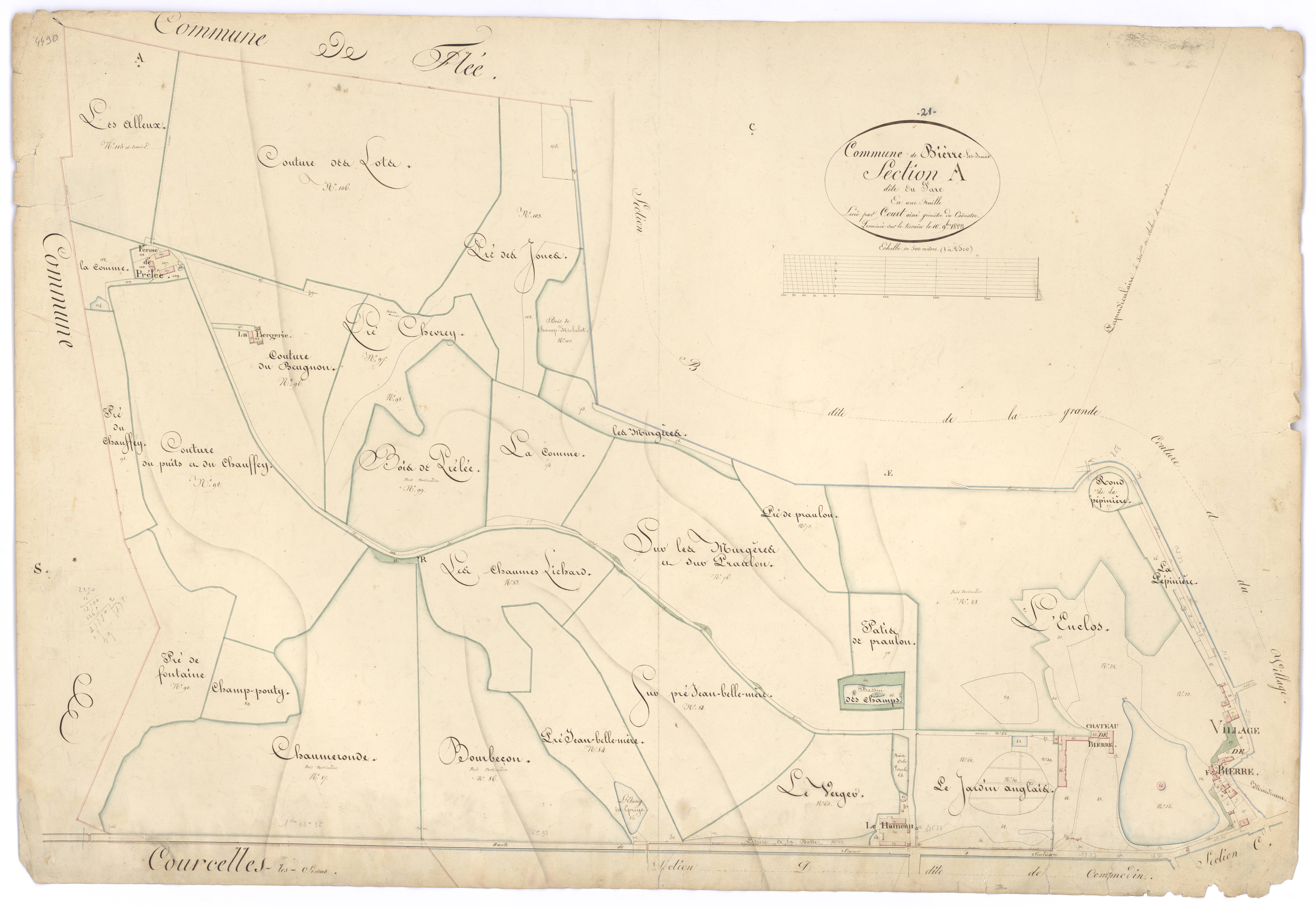 Bierre-lès-Semur - Section A - 3 P PLAN 76/2