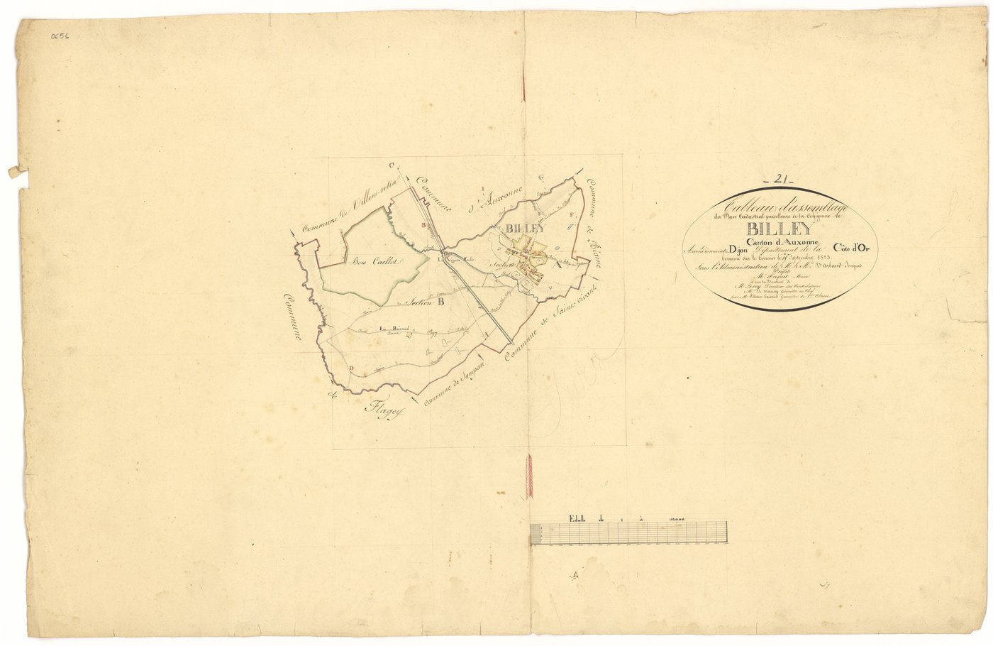 Billey - Tableau d'assemblage - 3 P PLAN 77/1