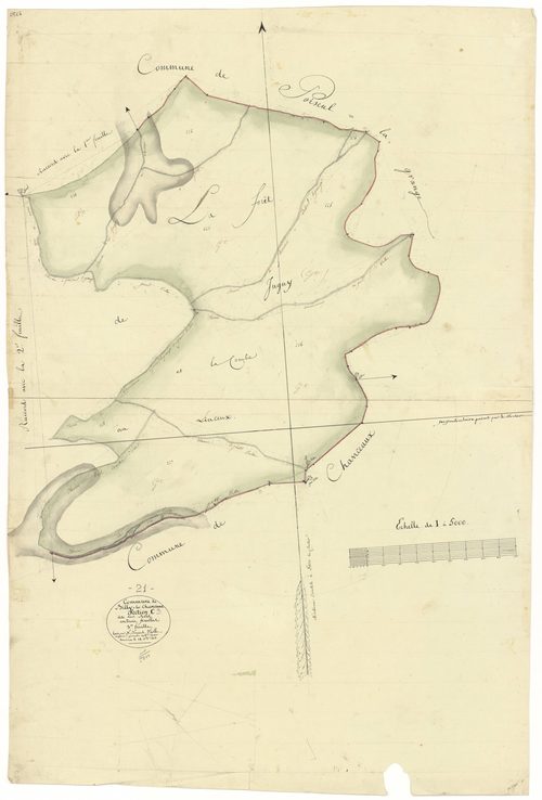 Billy-lès-Chanceaux - Section C3 - 3 P PLAN 78/8