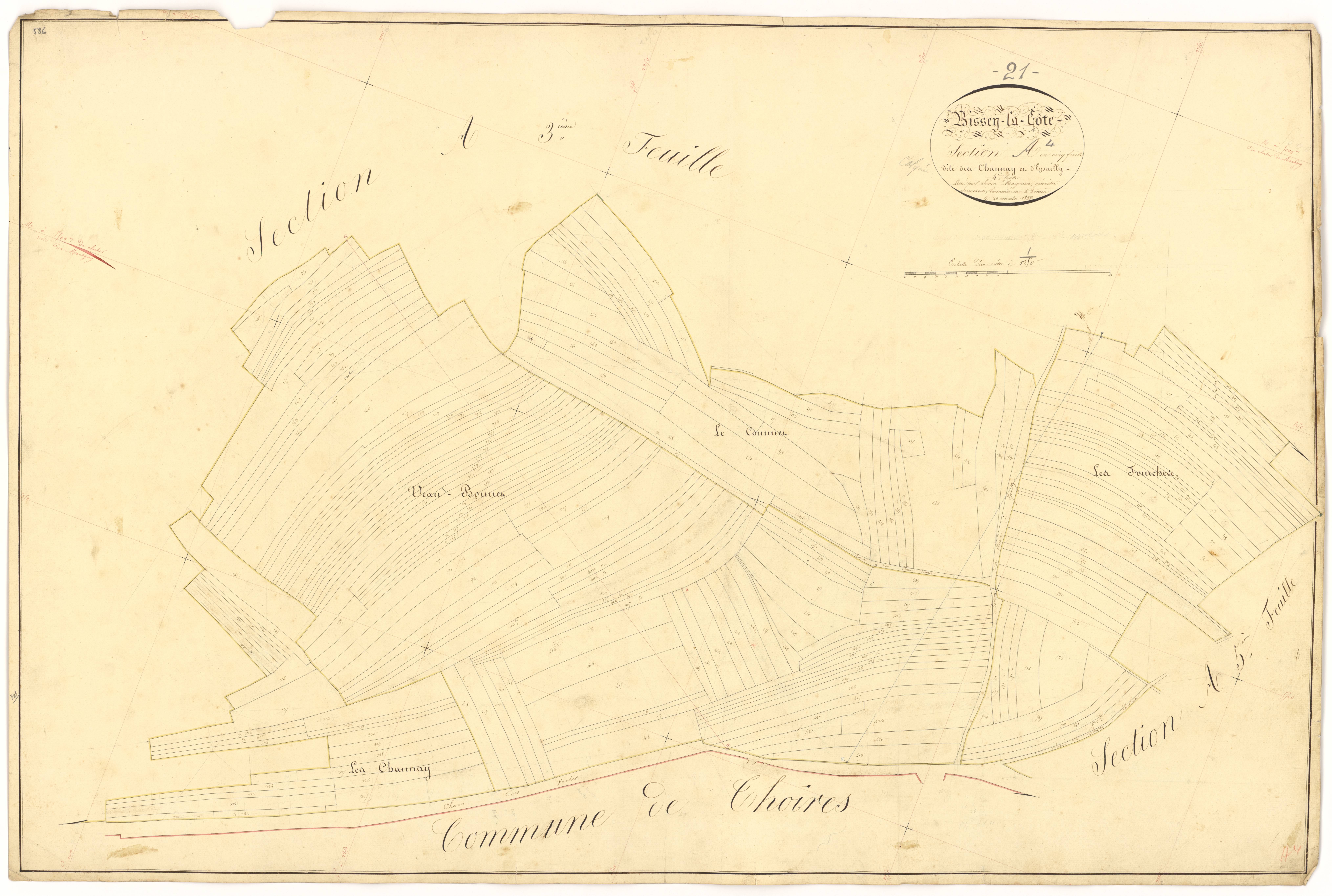 Bissey-la-Côte - Section A4 - 3 P PLAN 80/5
