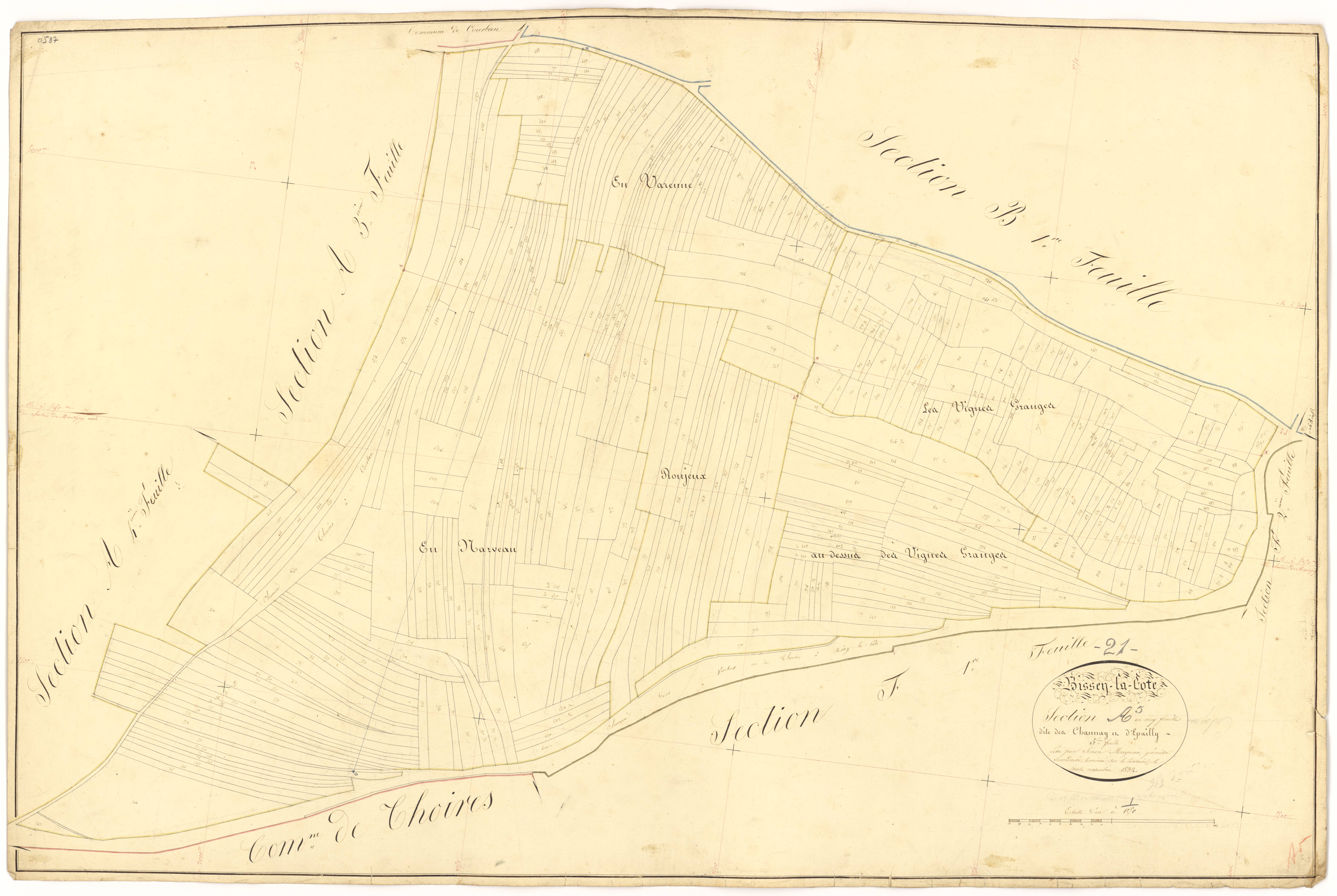 Bissey-la-Côte - Section A5 - 3 P PLAN 80/6