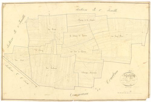 Bissey-la-Côte - Section B2 - 3 P PLAN 80/8