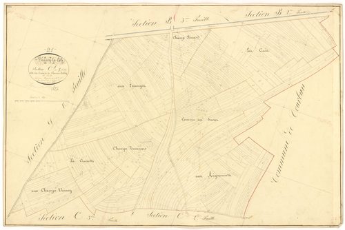 Bissey-la-Côte - Section C1 - 3 P PLAN 80/10