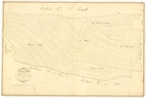 Bissey-la-Côte - Section C3 - 3 P PLAN 80/12