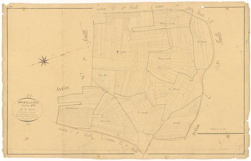 Bissey-la-Côte - Section D3 - 3 P PLAN 80/16