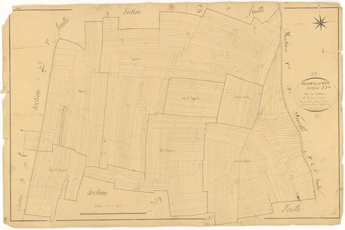 Bissey-la-Côte - Section D4 - 3 P PLAN 80/17