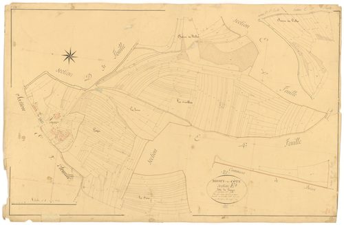 Bissey-la-Côte - Section E3 - 3 P PLAN 80/22
